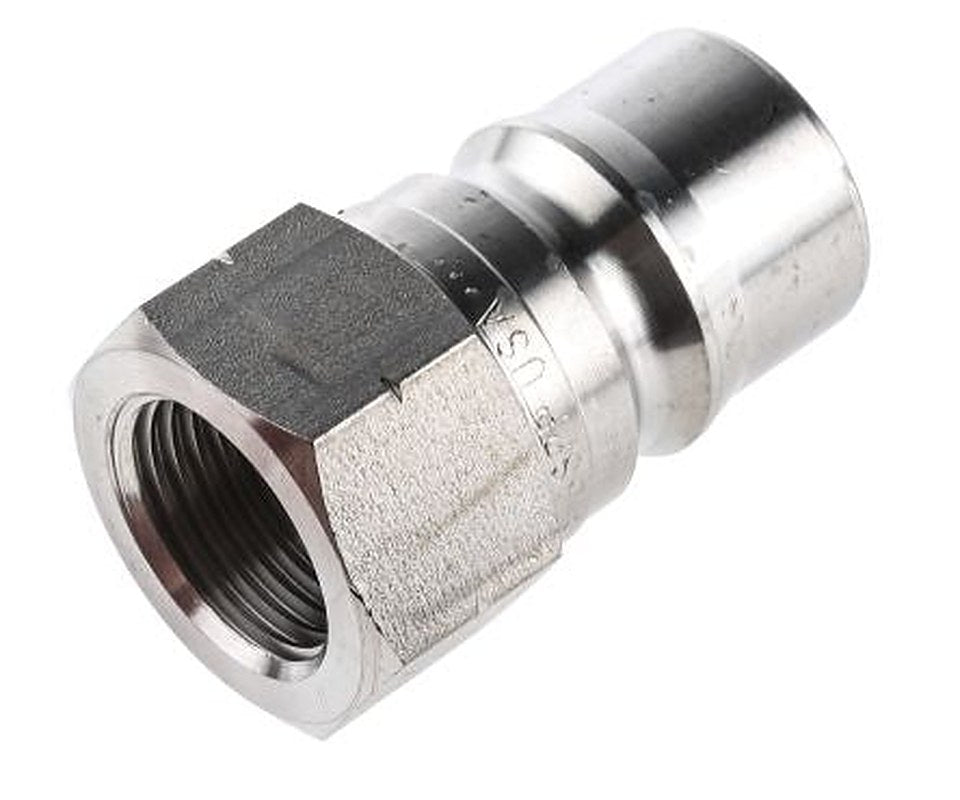 Parker Stainless Steel Hydraulic Quick Connect Coupling Male G 1/2 in, 35 Mpa