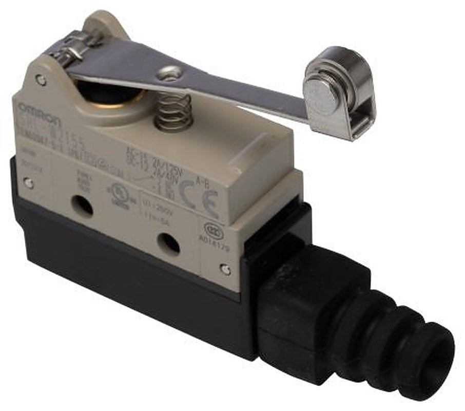 Omron SHL Series Roller Lever Limit Switch, SPDT, IP67, Zinc Housing, 250V ac, 2A
