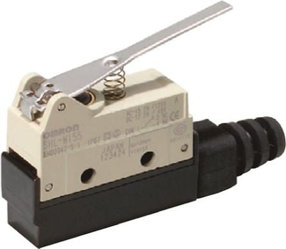 Omron SHL Series Roller Lever Limit Switch, SPDT, IP67, Metal Housing, 250V ac, 2A