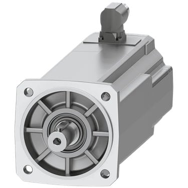 SIMOTICS S-1FK2 HD servo motor M0=16 Nm; PN = 3.3 kW at nN=3000 rpm (380-480 V); PN = 2.15 kW at nN=1500 rpm (200-240 V); with holding brake; degree of protection IP65; shaft D24x50 mm with feather key; absolute encoder single-turn 22-bit (encoder AS22DQC); with OCC interface; plug size M23, rotatable;