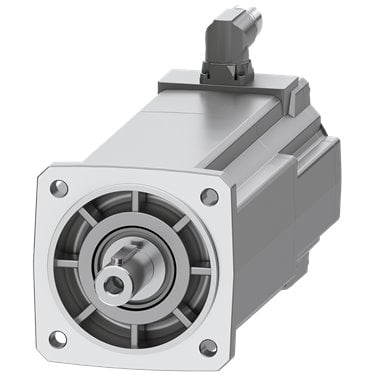 SIMOTICS S-1FK2 CT servo motor M0=6 Nm; PN = 1.45 kW at nN=3000 rpm (380-480 V); PN = 0.86 kW at nN=1500 rpm (200-240 V); with holding brake; degree of protection IP65; shaft D19x40 mm with feather key; absolute encoder single-turn 22-bit (encoder AS22DQC); with OCC interface; plug size M17, rotatable;