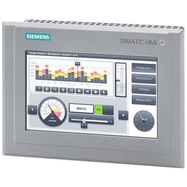 SIMATIC HMI TP700 Comfort Outdoor, Comfort Panel, touch operation, 7" widescreen TFT display, 16 million colors, PROFINET interface, MPI/PROFIBUS DP interface, 12 MB configuration memory, Windows CE 6.0 (Microsoft support including security updates discontinued) configurable from WinCC Comfort V13 SP1, HSP
