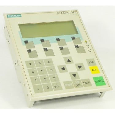 Operator panel OP7/DP LC display, LED backlit 4-tier, 20 characters/line, SIMATIC S7, M7, PROFIBUS DP 1.5 Mbaud with UL/CSA approval