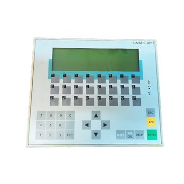 Operator Panel OP 17/DP12 LC display, LED backlit 4x 20/8x 40 lines x characters SIMATIC S5, 505, S7, M7, native drivers, PROFIBUS DP 12 Mbaud with UL/CSA approval