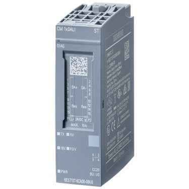 SIMATIC ET 200SP, CM 1x DALI, DALI master module, integrated DALI bus power supply 160 mA, up to 64 DALI control gears, 63 control devices, color code CC20, suitable for BU type U0