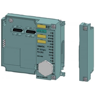 SIMATIC DP, IM154-8FX PN/DP CPU f. ET200 PRO, 1.5 MB work memory, Int. PROFINET interface, Int. PROFIBUS DP master/slave interface Degree of protection IP65/67, Micro Memory Card and Connection module required