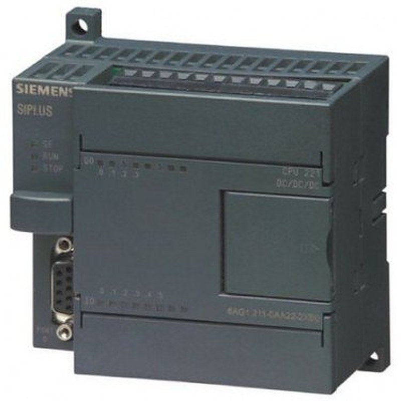 SIMATIC S7-200, CPU 221 Compact unit, AC power supply 6 DI DC/4 DO Relay outputs, 4 KB progr./2 KB data