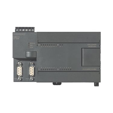 SIMATIC S7-200, CPU 224XP Compact unit, AC power supply 14DI DC/10DO relay, 2 AI, 1 AO, 12/16 KB progr./10 KB data, 2 PPI/user-programmable interface
