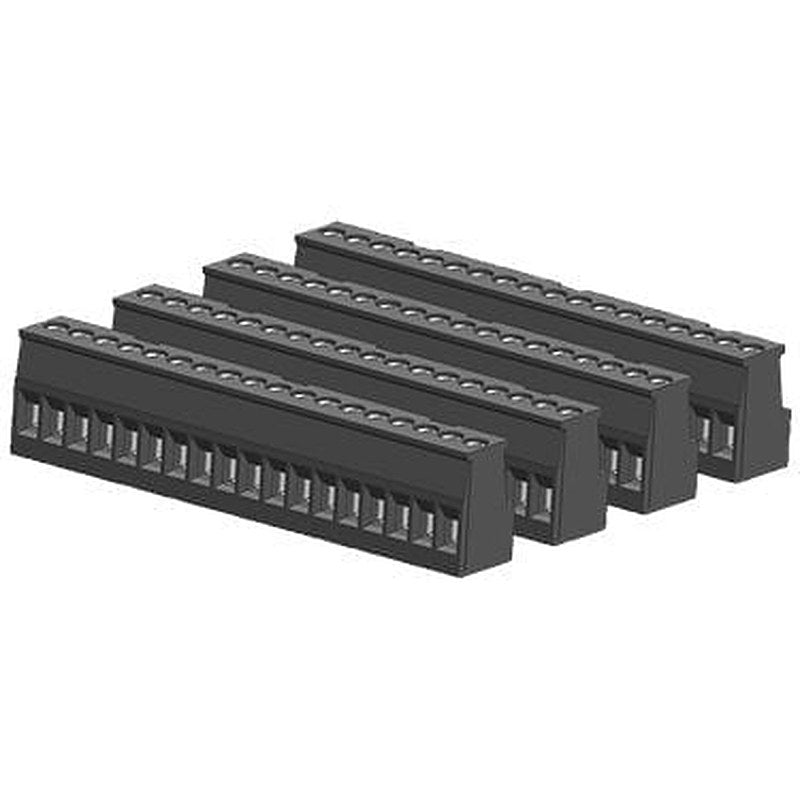 SIMATIC S7-1200, spare part, I/O terminal block tin-coated, in push-in design, for CPU 1217C on output side (4 units with 18 pins each)
