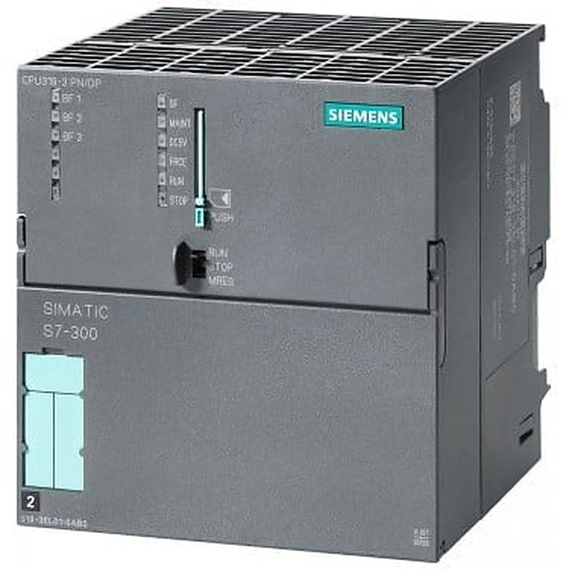 SIMATIC S7-300 CPU 319-3 PN/DP, Central processing unit with 2 MB work memory, 1st interface MPI/DP 12 Mbit/s, 2nd interface DP master/slave 3rd interface Ethernet PROFINET, with 2-port switch, Micro Memory Card required