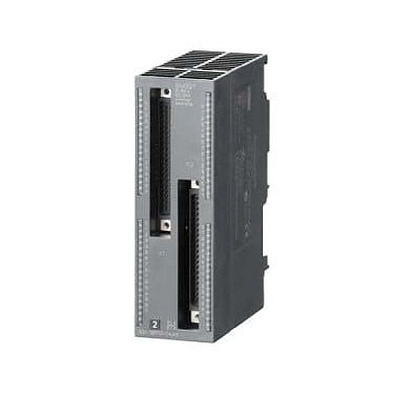 SIMATIC S7-300 digital output SM 322, Isolated in groups of 16, 64DO, 24 V DC, 0.3A sinking output Total current 2 A/group, 8 A/module Terminal blocks 6ES7392-1.N00-0AA0 and cable 6ES7392-4...0-0AA0 required
