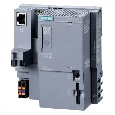 SIMATIC DP, CPU 1512SP-1 PN for ET 200SP, Central processing unit with Work memory 200 KB for program and 1 MB for data, 1st interface, PROFINET IRT with 3-port switch, 48 ns bit performance, SIMATIC Memory Card required, BusAdapter required for Port 1 and 2
