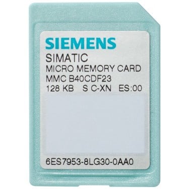 SIMATIC S7, Micro Memory Card for S7-300/C7/ET 200, 3, 3V Nflash, 128 KB