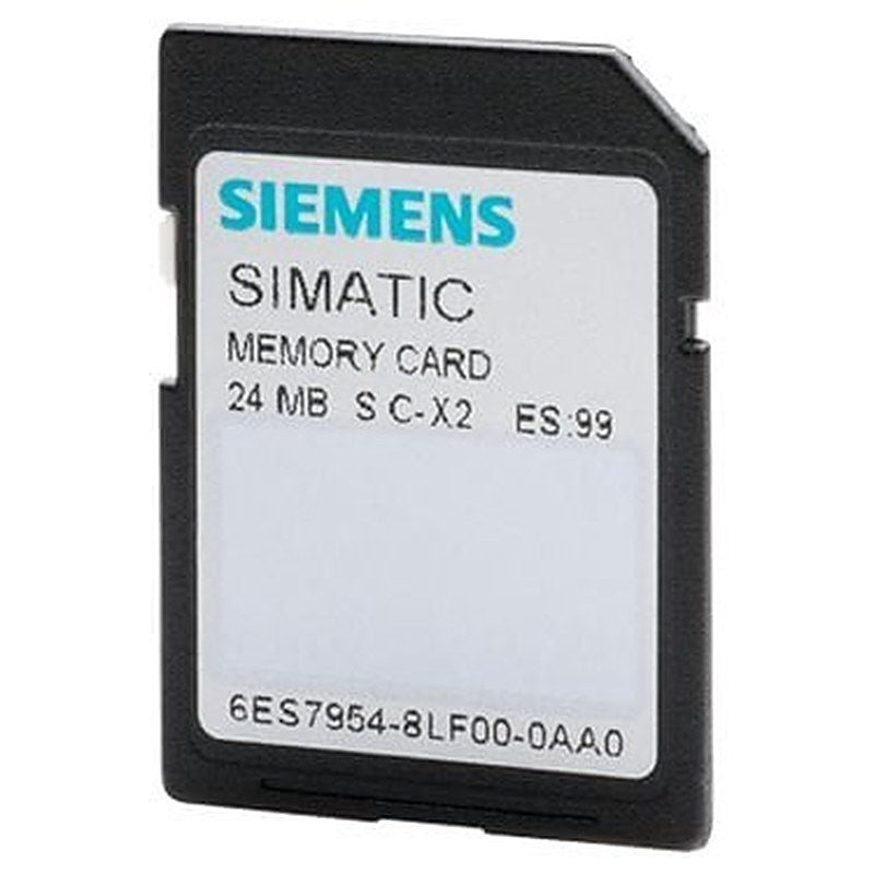 SIMATIC S7, MEMORY CARD FOR S7-1X00 CPU/SINAMICS, 3,3 V FLASH, 24 MBYTE