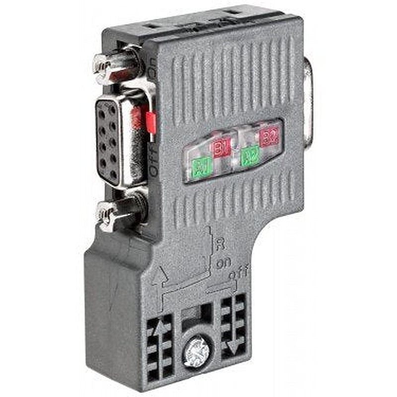SIMATIC DP, Connection plug for PROFIBUS up to 12 Mbit/s 90° cable outlet, Insulation displacement method FastConnect, With PG receptacle 15.8x 59x 35.6 mm (BxHxD)