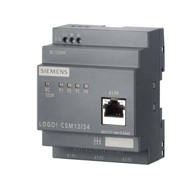 LOGO! CSM12/24 COMPACT Switch Module CONNECT. TO LOGO! (..0BA7) and UP TO 3 ADDITIONAL CLIENTS TO IND. ETHERNET with 10/100 MBIT/S Unmanaged Switch, 4 RJ45 PORTS, 1XFRONTPORT FOR DIAGNOSTICS 12/24V DC POWER SUPPLY LED DIAGNOSTICS, LOGO! CONFIG. Notes Product is no longer available. Successor: 6GK7177-1MA20-0AA0