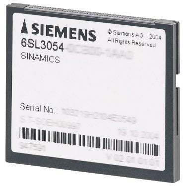 SINAMICS S120 CompactFlash card incl. performance expansion incl. licensing (Certificate of License, stored on the card) V4.7