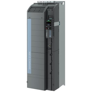 SINAMICS G120X Rated power: 200 kW At 110% 60s, 100% 240 s Radio interference suppression filter for category C2 380-480 V 3 AC +10/-20% 47-63 Hz Ambient temperature -20 to +45 °C Size: FSG Degree of protection IP20 / UL open type painting 3C2 without operator panel with IO expansions Fieldbus integrated: PROFIBUS DP