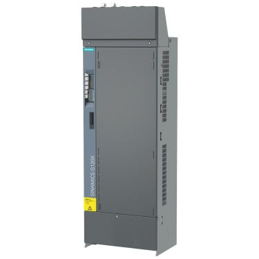 SINAMICS G120X Rated power: 400 kW at 135% 3 s or 110% 60 s, 100% 240 s; RFI suppression filter For category C3 3AC380-480V+10/-20% 47-63Hz Ambient temperature 0 to +45 °C Size: FSH Degree of protection IP20 / UL open type Without operator panel With IO expansion Fieldbus integrated: PROFIBUS DP