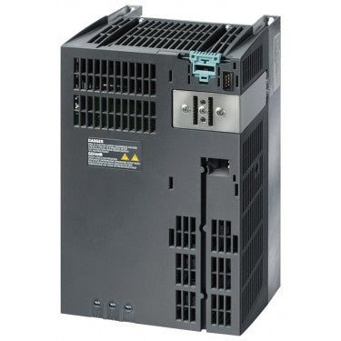 SINAMICS G120 PM240 Power Module with integrated filter class A with integrated braking chopper 380-480 V 3 AC +10/-10% 47-63 Hz power high overload: 11 kW at 200% 3 s,150% 57 s,100% 240 s ambient temperature -10 to +50 °C power low overload: 15 kW at 150% 3 s,110% 57 s,100% 240 s ambient temperature -10 to +40 °C 334 x 189 x 185 (HxWxD), FSC degree of protection IP20 without Control Unit and BOP
