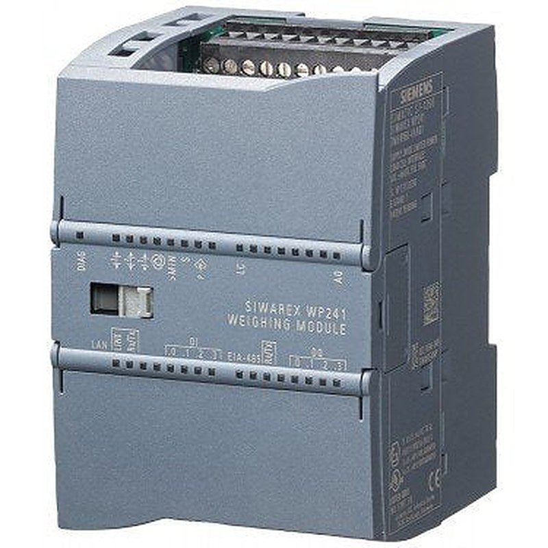 SIWAREX WP241 belt weigher electronic (1 channel) for strain gauge load cells / full bridges (1-4mV/V) for SIMATIC S7-1200 or stand alone, RS485 and Ethernet-Interface, onboard I/O: 4 DI / 4 DO 1 AO (0/4...20mA)