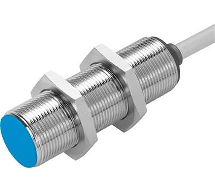 Festo SIED-M18B-ZS-K-L Threaded Barrel Inductive Proximity Sensor, M18 2-Wire SIED 320V 5 mm 265 V ac 320 V dc 300mA