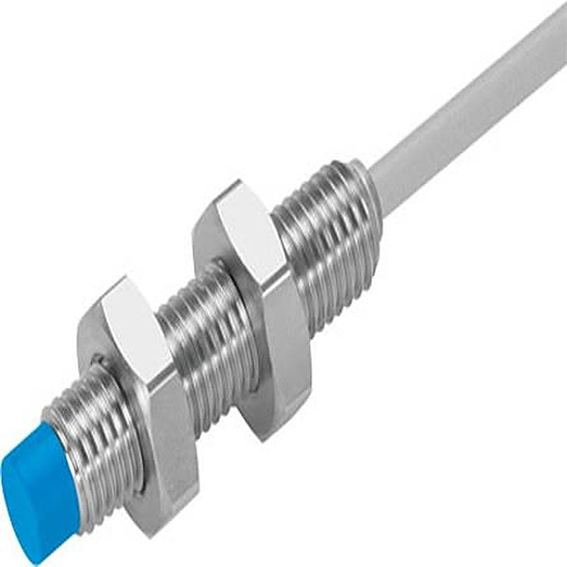 Festo SIEN-M8NB-PO-K-L Threaded Barrel Inductive Proximity Sensor SIEN, M8 200mA 30 V dc