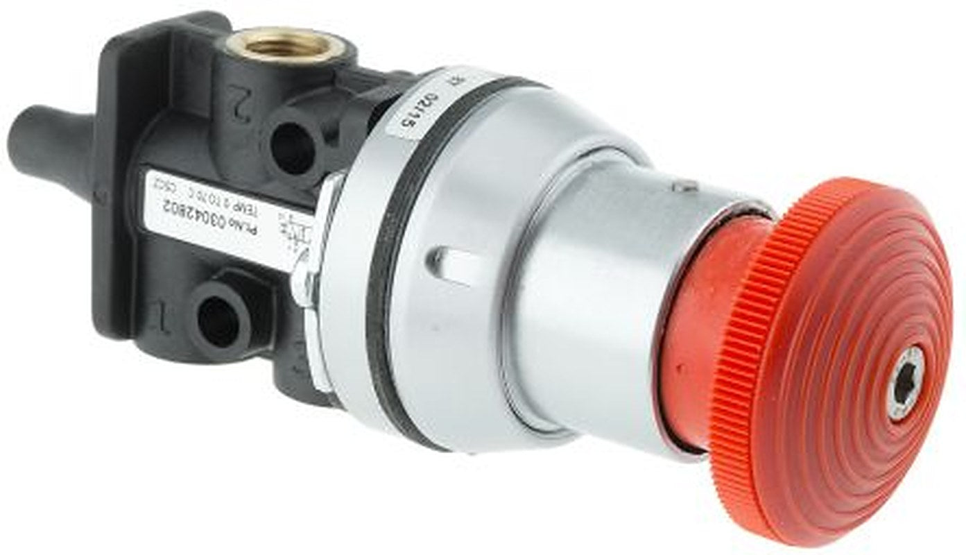 Norgren Emergency Stop Pneumatic Manual Control Valve SUPER X Series, BSPP, M14 x 1.5, M30 x 1 G 1/8, III B