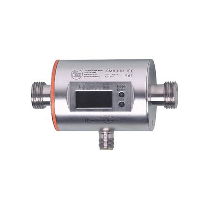 ifm electronic SM Series Magnetic Inductive Flow Meter Flow Sensor for Liquid, 0.1L/min Min, 25L/min Max
