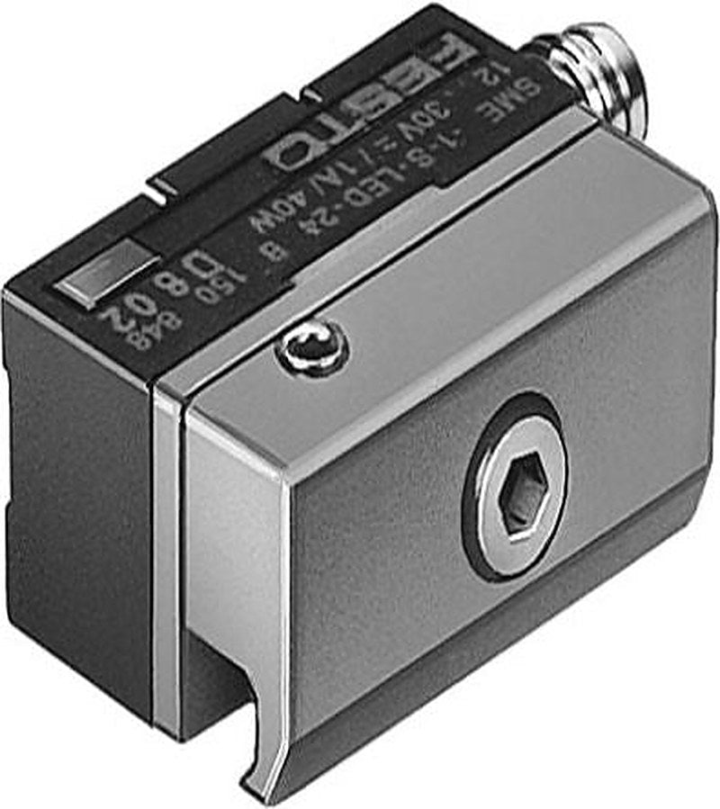Festo M8X1, A Coded, Plug Reed Switch pneumatic Position Detector, IP67 24V, SME LED Indicator