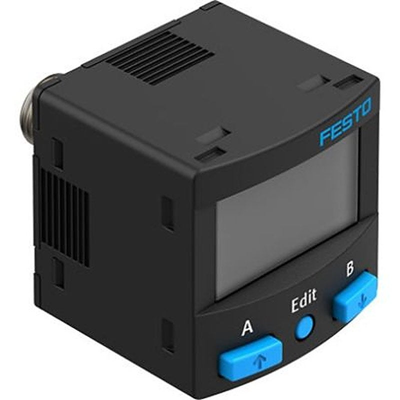 Festo Span Series Pressure Sensor, PNP/NPN Output -1 bar, Relative Reading 10 bar