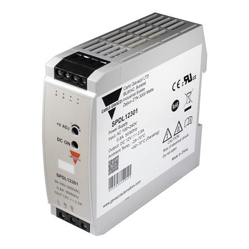Carlo Gavazzi Switching Power Supply, SPDL12301 12V, 10A, 30 W, Input 100V to 240V dc