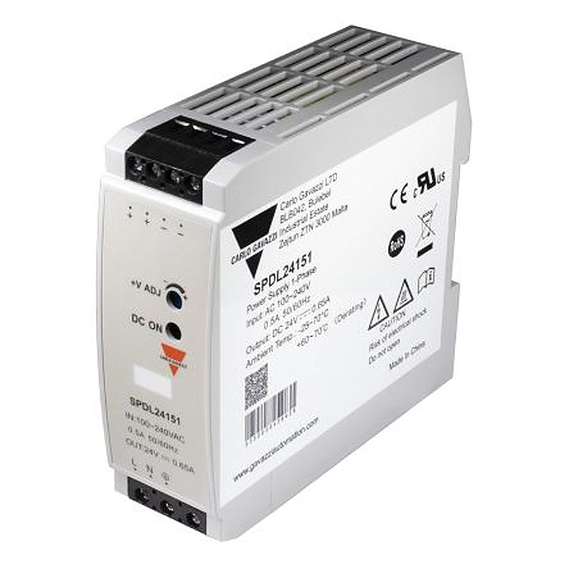 Carlo Gavazzi Switching Power Supply, SPDL24151 24V, 10A, 15 W, Input 100V to 240V dc