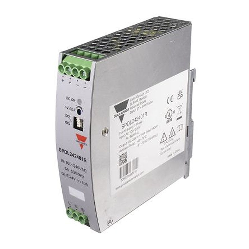 Carlo Gavazzi Switching Power Supply, SPDL242401R 24V, 10A, 240 W, Input 100V to 240V dc