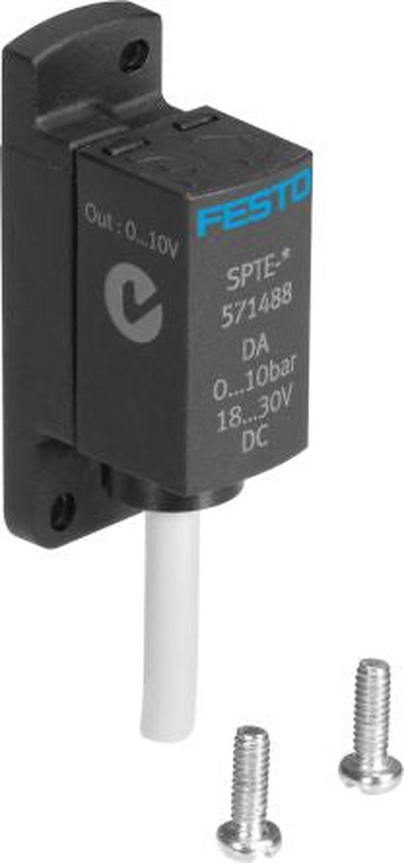 Festo Pressure Sensor, IP40 10 bar 10V dc, 30 V dc 50 °C