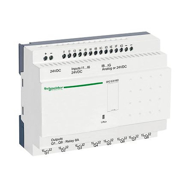 Schneider Electric Zelio Logic Series Logic Module, Relay Output, 12-Input, Discrete, Analogue Input