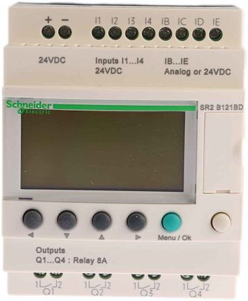 Schneider Electric Zelio Logic 2 Series PLC CPU, Relay Output, 8-Input, Digital, Analogue Input