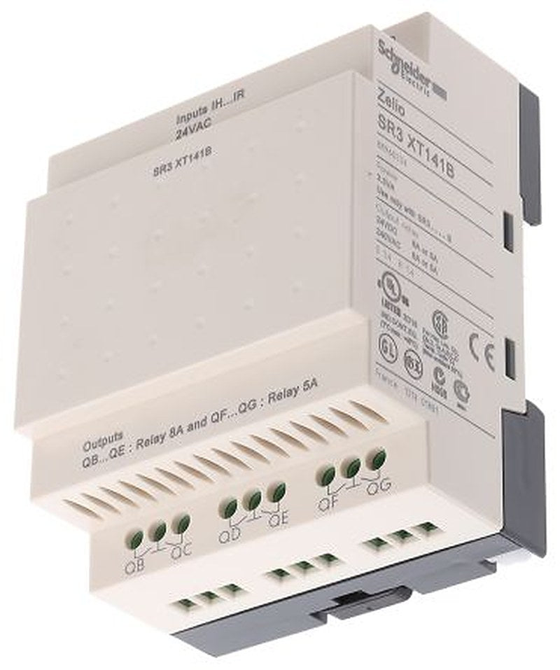 Schneider Electric Zelio Logic Series I/O Module, Relay Output, 8-Input, Discrete Input