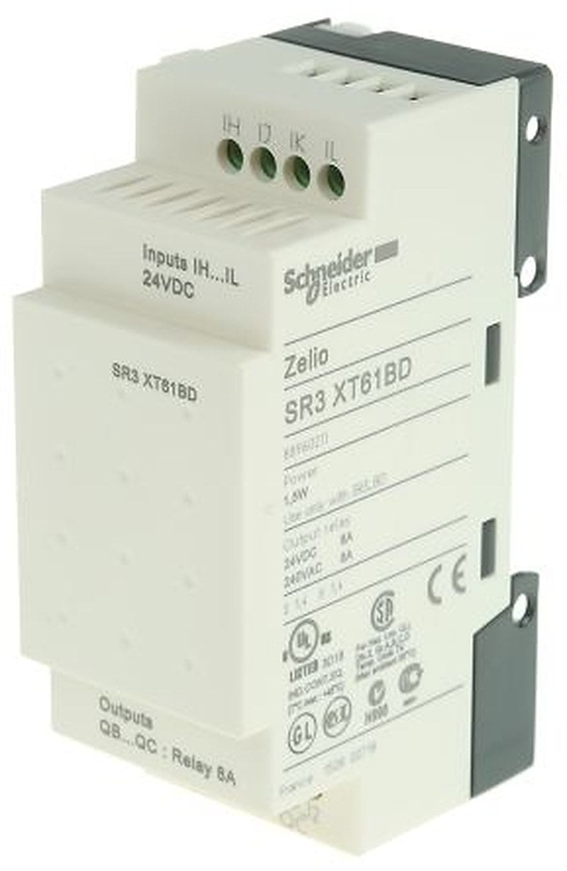 Schneider Electric Zelio Logic Series I/O Module, Relay Output, 4-Input, Discrete Input
