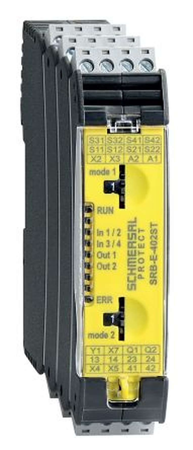 Schmersal Monitoring Relay, 2 NO/4 NC, DIN Rail, 24 V dc, 24V ac