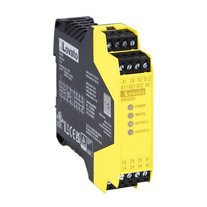 Lovato SRC, 24V Relay, 3 NO/1 NC Safety Contacts, 0