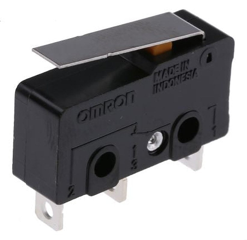 Omron Hinge Lever Micro Switch, Solder Terminal, 10.1A, 250 V ac, SPDT, IP40