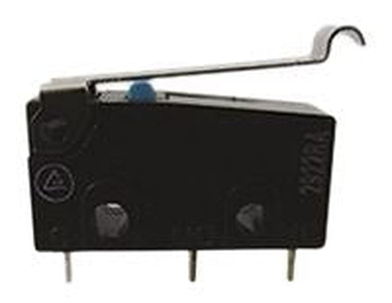 Omron Simulated Roller Lever Subminiature Micro Switch, PCB Terminal Terminal, 5A, 250 V ac, 30 V dc, SPDT, IP40