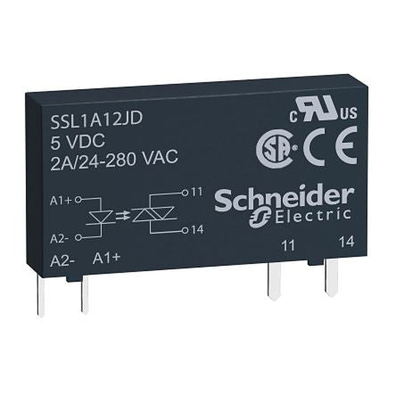 Schneider Electric Harmony Relay Series Solid State Relay, 2 A Load, 280 V ac Load, 30V dc Control