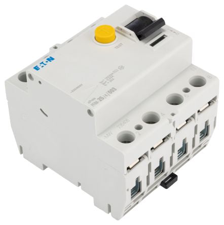 Eaton PFIM Series Residual Current Device, 25A, 4-Pole, 30 mA, Type AC, 10 kA 230V, 400 V