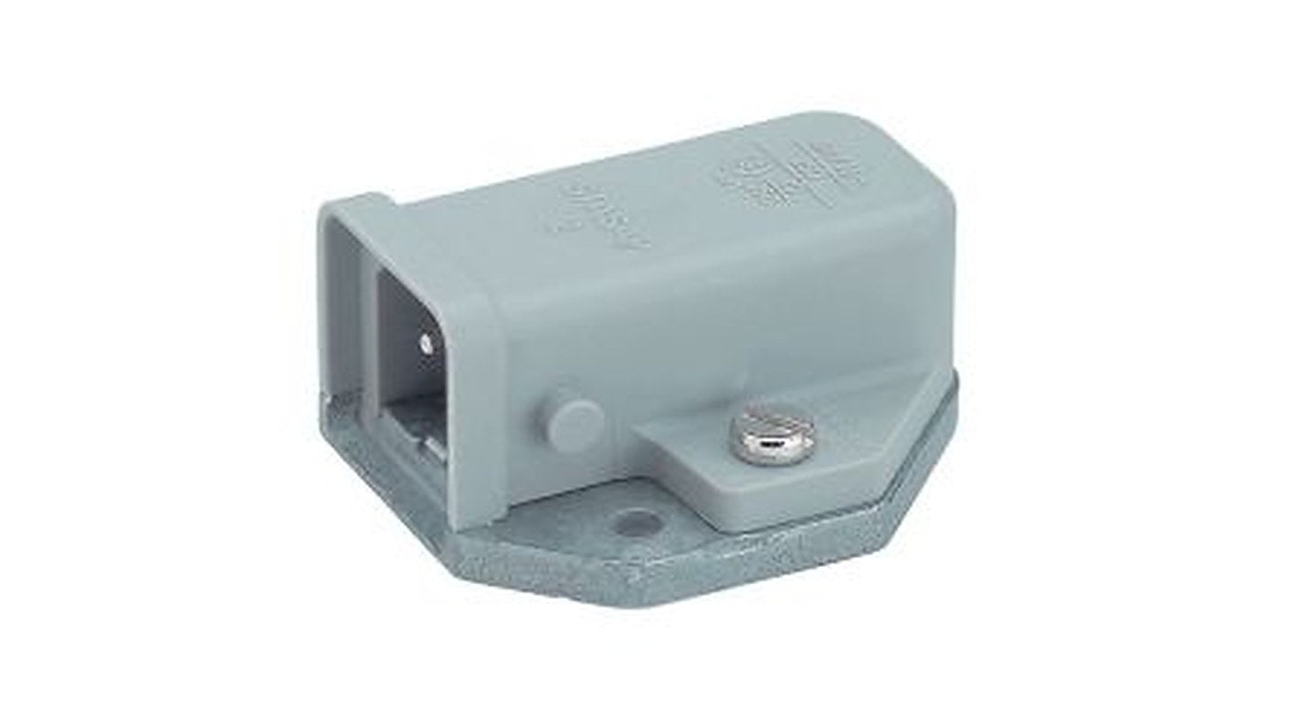 Hirschmann, ST IP54 Grey Surface Mount 2P+PE Straight Industrial Power Connector, 10A, 250V