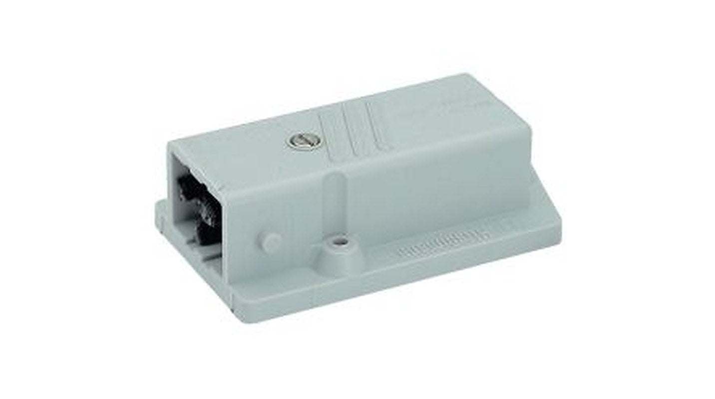 Hirschmann, ST IP54 Grey Surface Mount 5P+PE Straight Industrial Power Connector, 10A, 250V