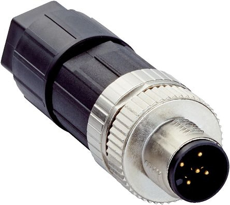 SICK Connector, 5 Contacts, M12 Connector, Plug, Male, IP67, STE Series