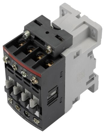 ABB AF09ZB-22-00RT-21 Contactor, 20V dc, 60 V dc Coil, 4-Pole, 25 A, 5.5 kW 60V dc, 2 NO/2 NC, 690V