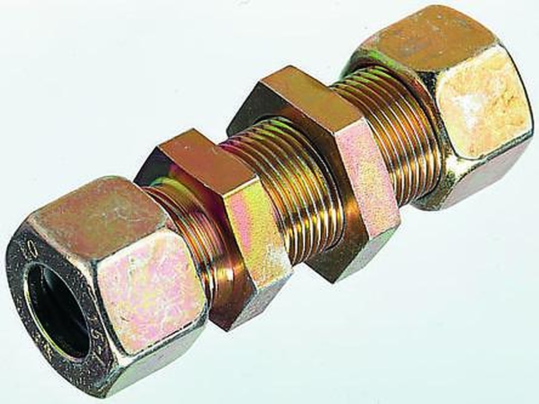 Parker SV10LCF Hydraulic Fitting, Steel, 10 mm Hose ID